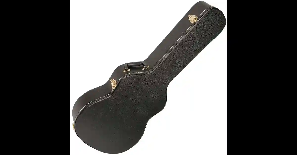 Kinsman Étui Rigide Luxe Pour Guitare Acoustique - Imitation Peau Crocodile